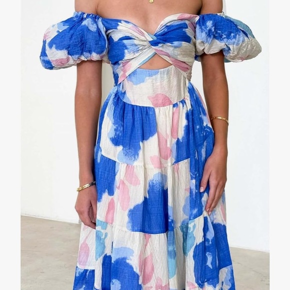 Amazon floral midi dress. - Picture 6 of 7